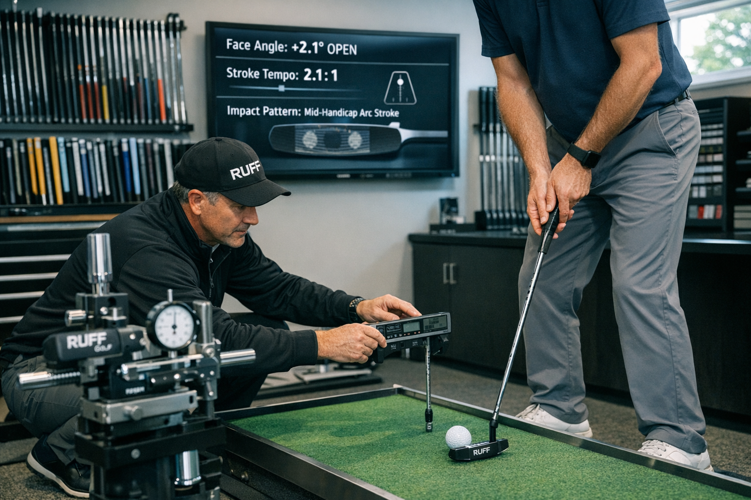 RUFF Golf putter technieken