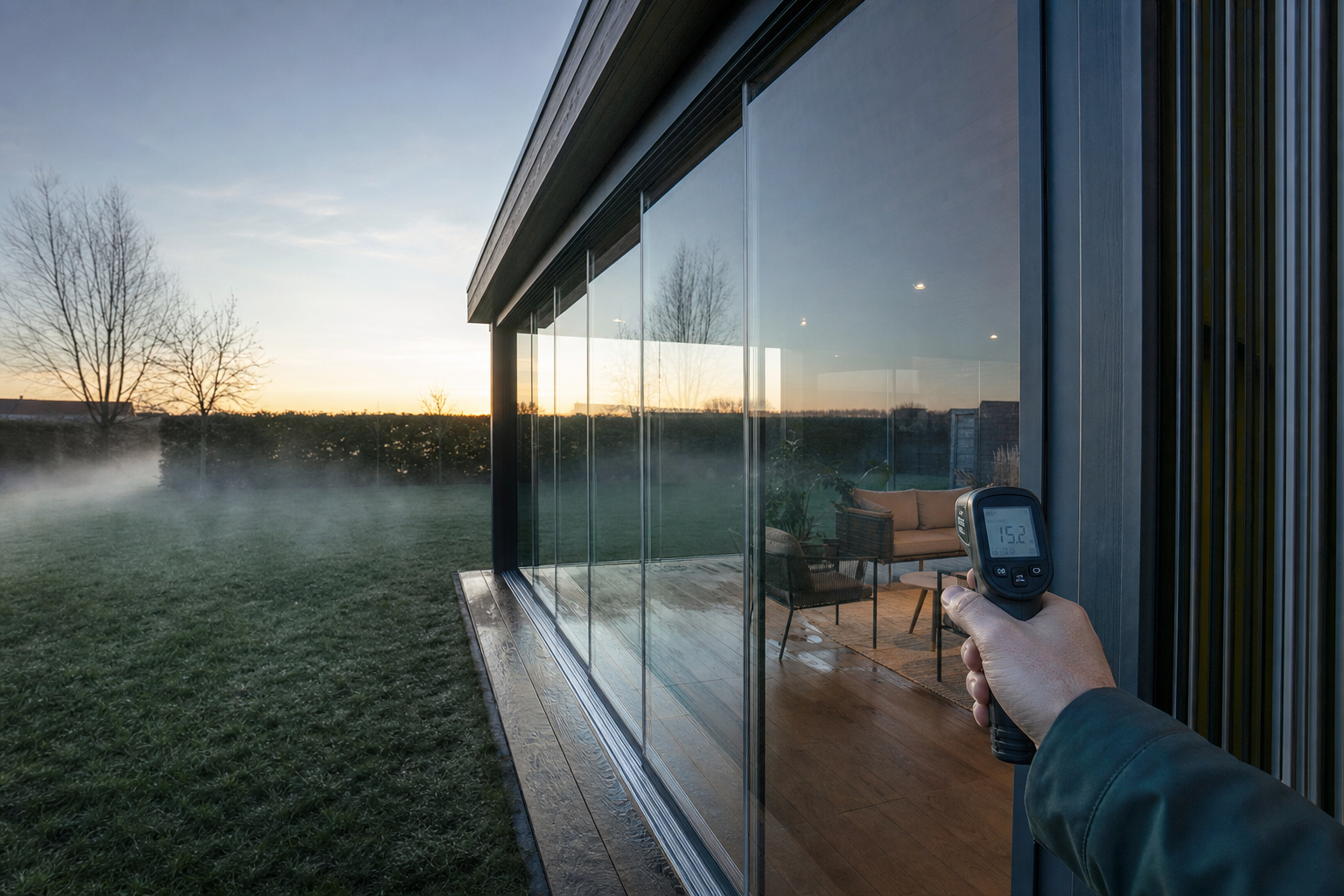 Tochtwering glazen schuifwand verbeteren
