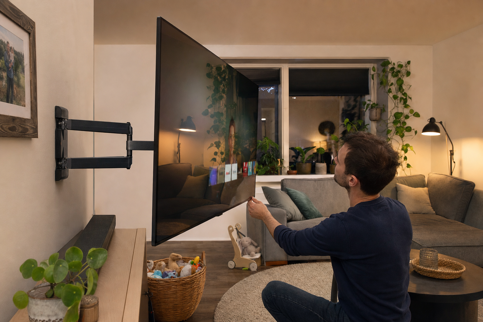 Beugel-types vergelijking woonkamer
